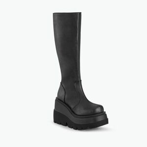 Demonia Shaker 100 Black Platform Boots